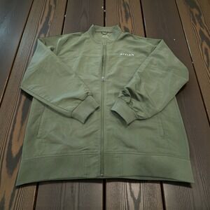 Rivian Mens Bomber Jacket 2XL Forest Green Recycled Polyester SS25 AP000037